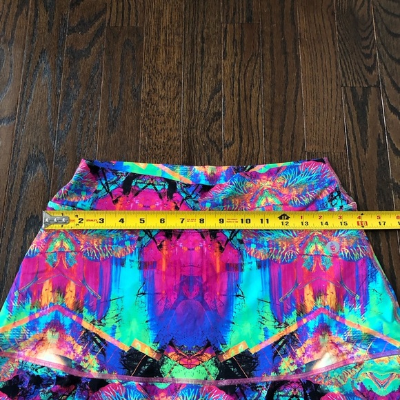 Dona Jo Women’s 2/L Multi-Colored Pickleball/Tennis Ruffled Skort w/Pockets -EUC - Picture 8 of 14